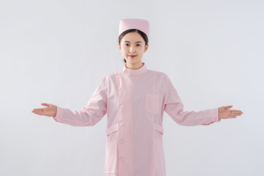 爱心护理粉色护士装高清图