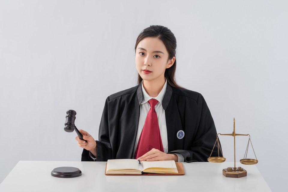 端正温柔女法官实拍图