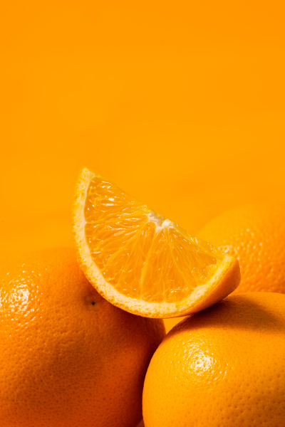 新鲜亮色超甜多汁果冻橙实拍图