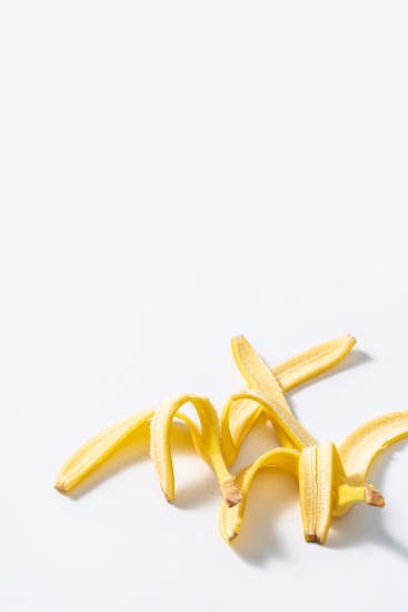 打开的香蕉皮高清图