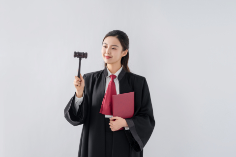 法庭法律公平公正形象图