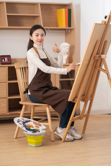 丙烯画课堂教学图