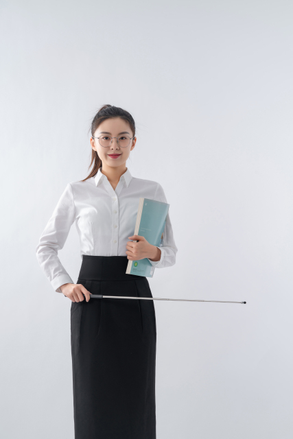 充满活力的老师高清图