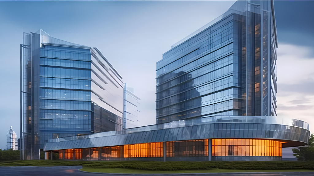 现代摩天大楼写字楼摄影版权图片下载