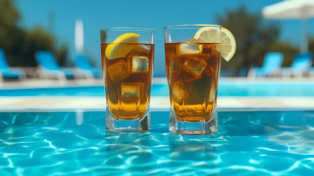 海洋风夏日饮品摄影图版权图片下载