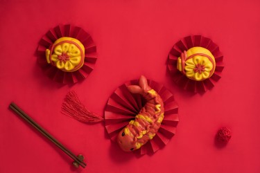 节日庆典传统手工艺面塑实拍图