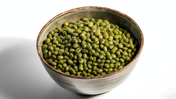 绿色有机豆类粮食摄影版权图片下载