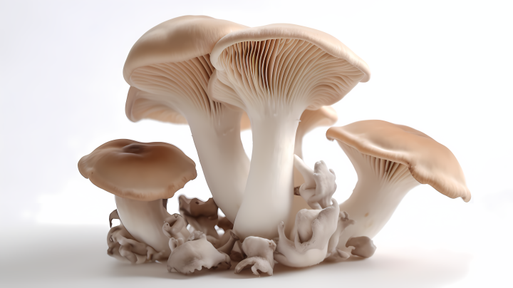 天然食品蔬菜野生白蘑菇摄影图版权图片下载