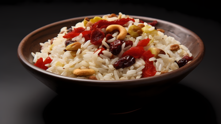 五彩斑斓的混合米饭摄影图版权图片下载