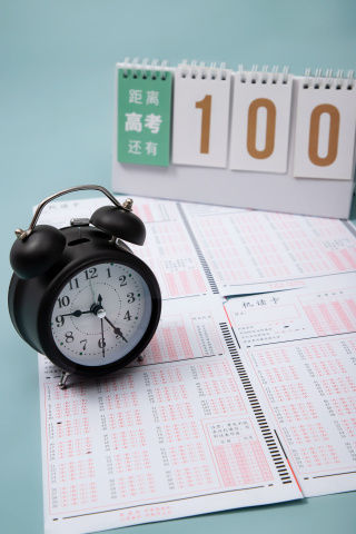 高考倒计时100天日历实拍图