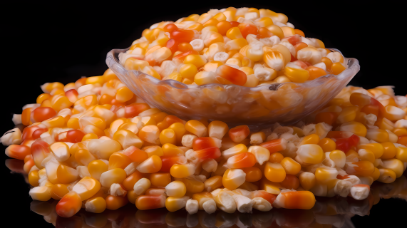 玉米粮食风干摄影图
