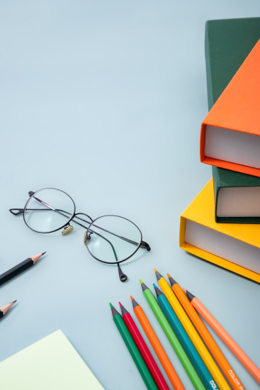 彩色个性文具实拍图