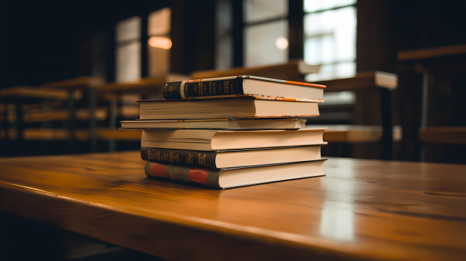 大学生图书馆实拍摄影图