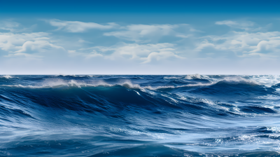 海面微纹的极简风摄影图