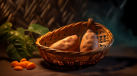 农作物红薯摄影图