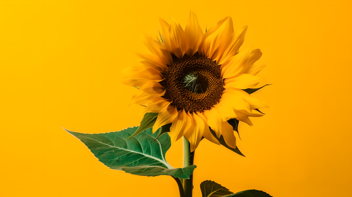 夏日闪耀环保向阳花的摄影版权图片下载