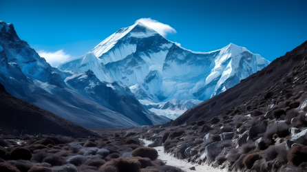珠穆朗玛峰攀登指南与西藏旅游地图