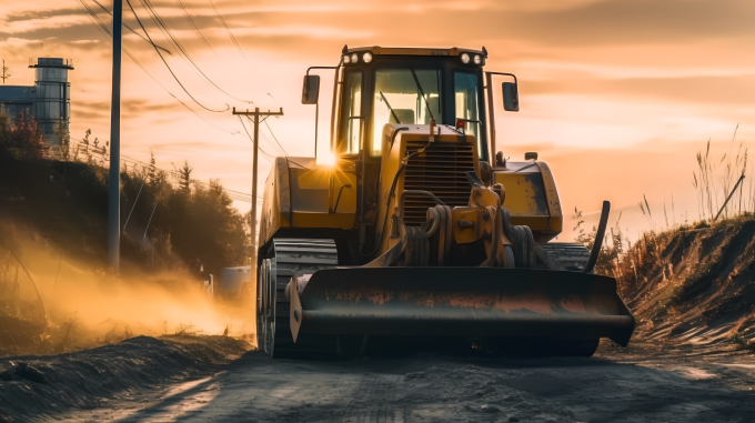 挖土机重型设备高清图