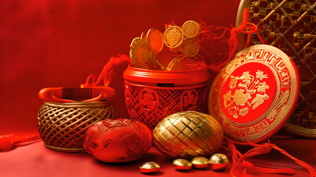 中国新年装饰摄影图片