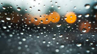 细雨花纹玻璃背景摄影图