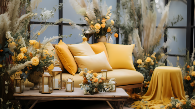 室内装饰浪漫风景摄影图片