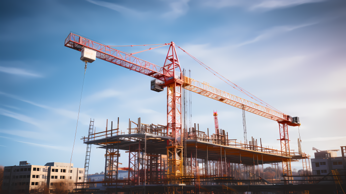 工地建筑构筑风格摄影图片