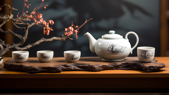 茶艺自然元素的诗意表达
