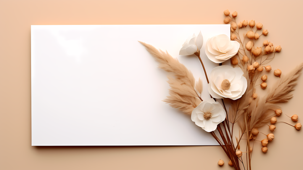 简约风格鲜花摄影图