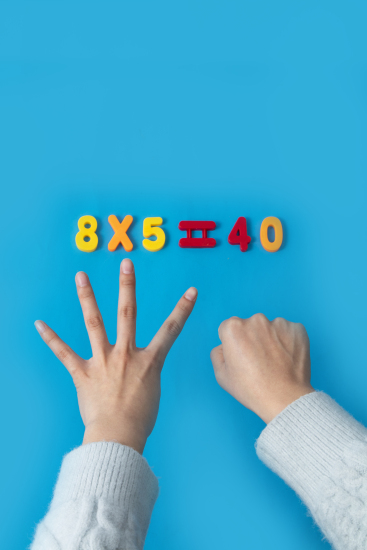 手指40数字手势实拍图