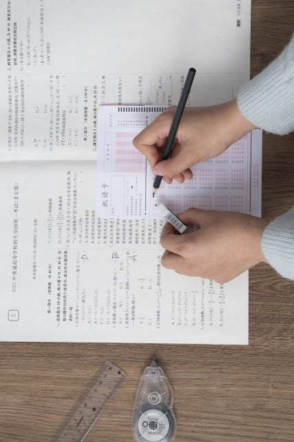 测试卷子答题卡图