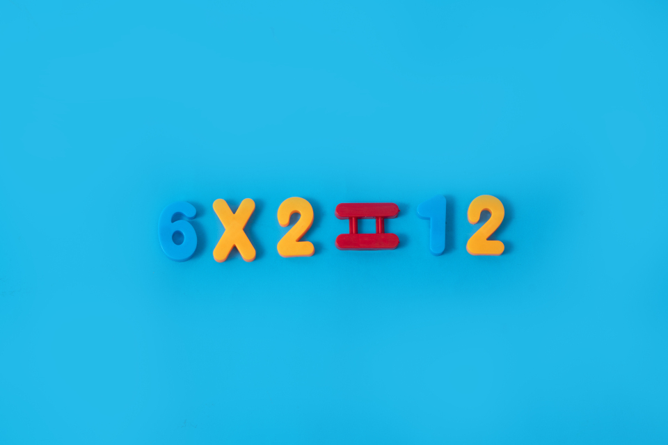 彩色积木数学计算公式高清图