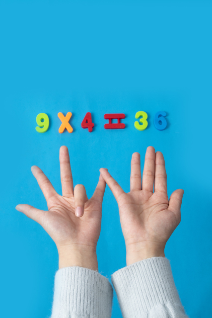 儿童口算手指教学高清图