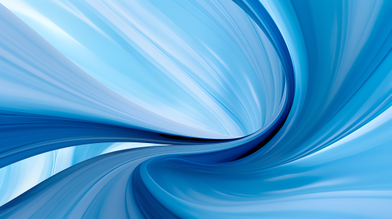 优美蓝色的抽象涡旋设计摄影图片