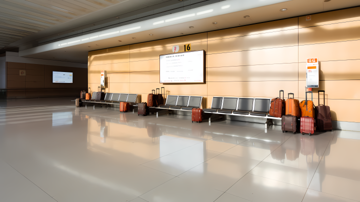 迪豪沙迦机场和旅客候机区摄影版权图片下载