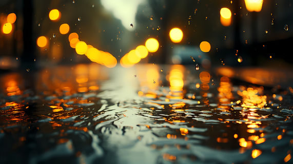雨水的细腻纹理摄影图