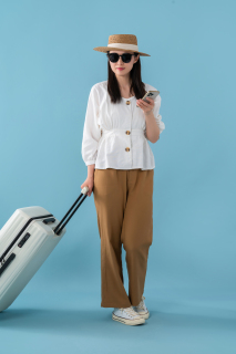 愉快的旅行者高清图