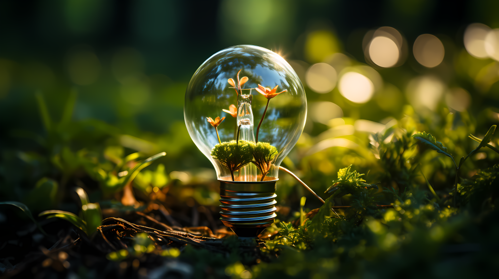 草地上的光泡-生态工艺风摄影图版权图片下载