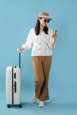 休闲旅行宣传图