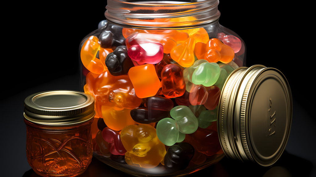 果酱糖罐摄影图片