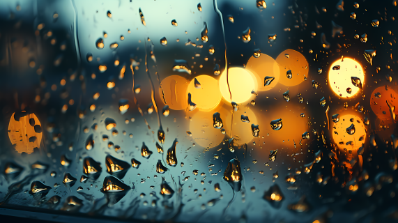 雨水充沛的日子摄影图