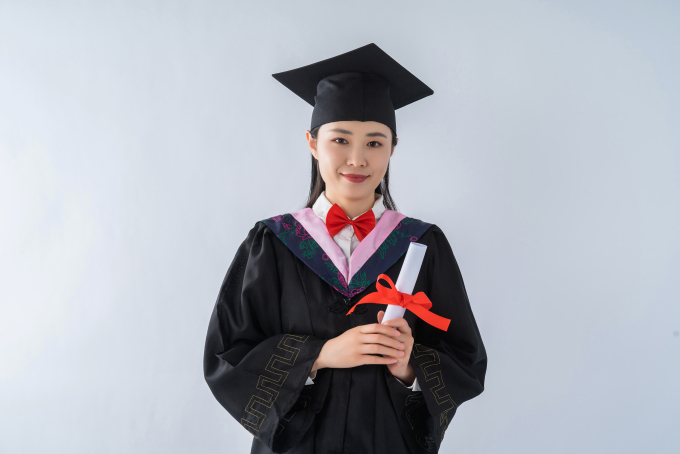 研究生毕业实拍图