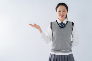 姿势优美的女同学高清图