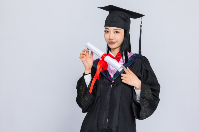毕业的大学女孩高清图