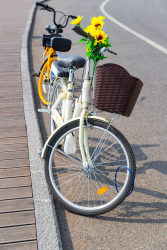 旅行代步工具自行车图