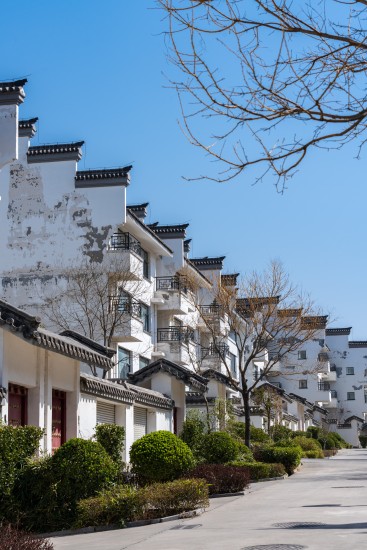 鳞次栉比的古建筑实拍图