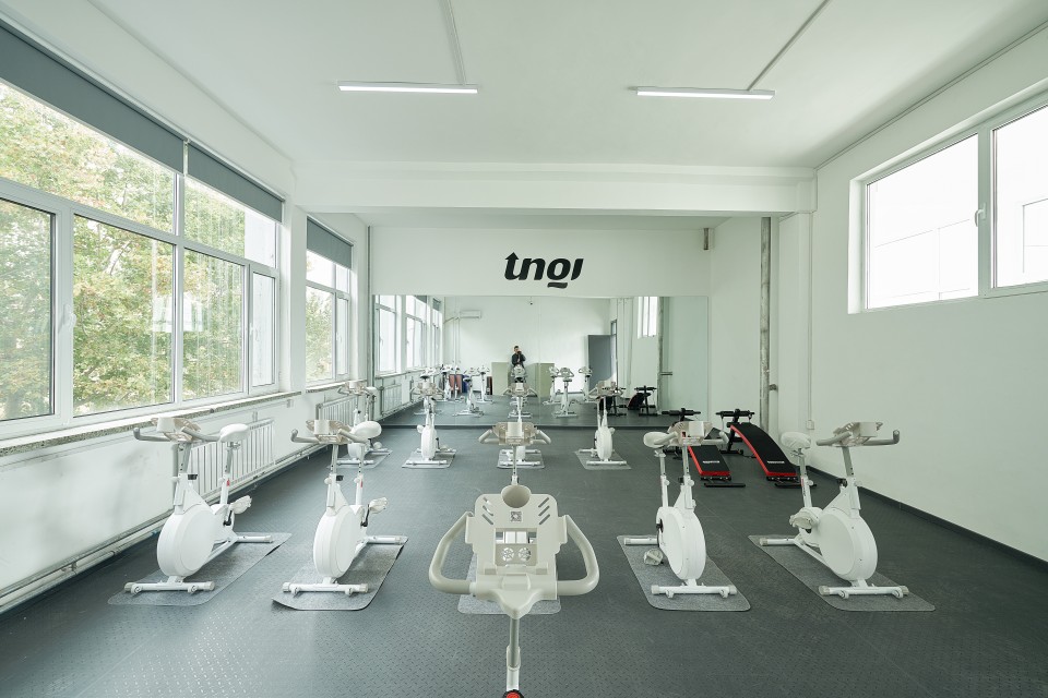 动感单车活动区实拍图