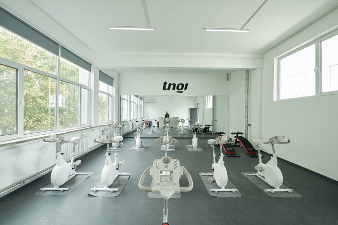 动感单车活动区实拍图