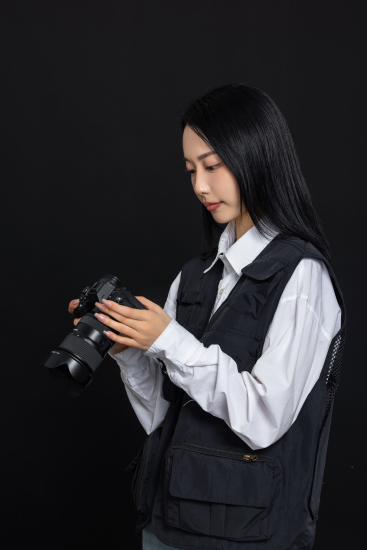 女摄影师高清图