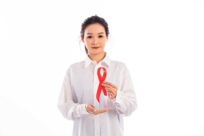 红丝带女性健康图片