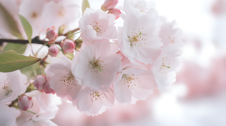 粉色花朵的近景摄影图版权图片下载